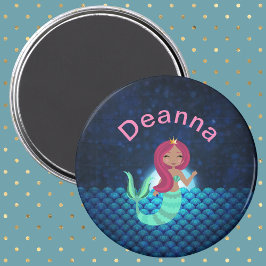 魔法の月に照らされた海磁石の人魚 マグネット