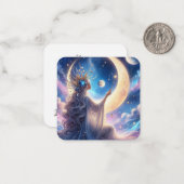 魔法の月の女神ヴァレンティーンズデイノートカード ノートカード (正面/裏面インサイチュ)