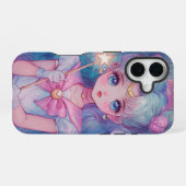 魔法の月の守護者のアニメの電話ケース iPhone 16ケース (裏面横)
