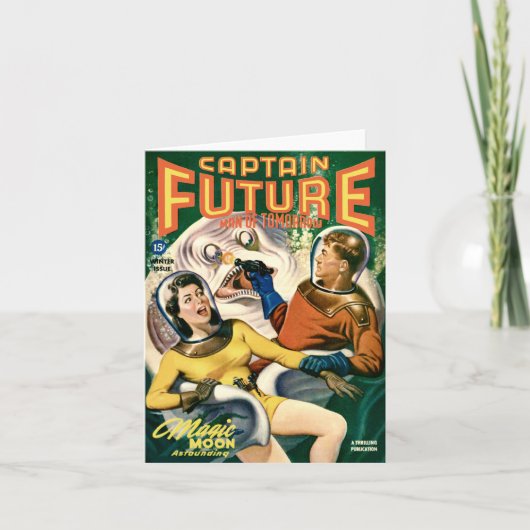 魔法の月の挨拶状 カード (正面)