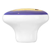 魔法の月光の鹿の陶芸のノブ セラミックノブ (側面)