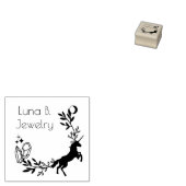 魔法の月、ユニコーン&クリスタル ラバースタンプ (押印)