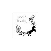 魔法の月、ユニコーン&クリスタル ラバースタンプ (インプリント)