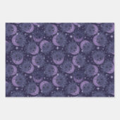 魔法の月&星ギフトラップ | コズお洒落ム ラッピングペーパーシート (正面)