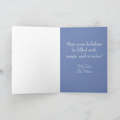 魔法の木のクリスマスカード シーズンカード (内部)