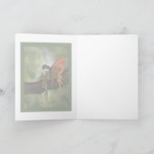 魔法の木の妖精のグリーティングカードをソルロ カード (内部)