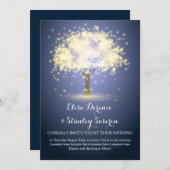魔法の木1きらめくが青結婚く 招待状 (正面/裏面)