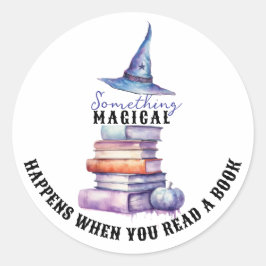 魔法の本のシール ラウンドシール