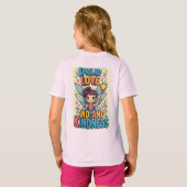 魔法の杖で喜びを広げる魅力的な妖精 Tシャツ (裏面フル)