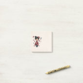 魔法の杖と蝶の女の子 ポストイット (デスク上)