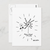 『魔法の杖』はがき ポストカード (正面/裏面)