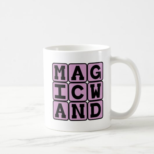 魔法の杖、マジシャンのステッキ コーヒーマグカップ (右)