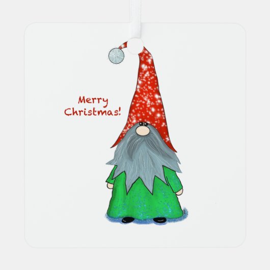 魔法の格言クリスマスオーナメント メタルオーナメント (裏面)