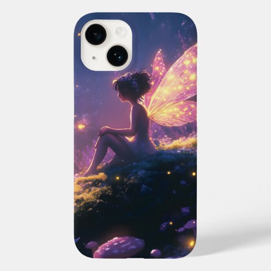 魔法の森に座る魔法の妖精 Case-Mate iPhoneケース (裏面)
