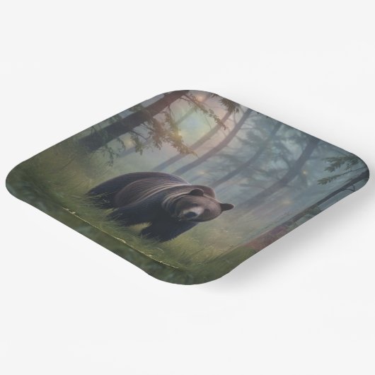 魔法の森に忍び込む ペーパープレート (傾斜あり)