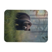 魔法の森に忍び込む マグネット (横)