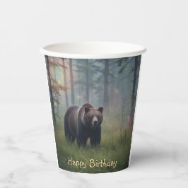 魔法の森に忍び込む 紙コップ