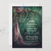 魔法の森のおとぎ話　キセンテーニャ　神秘的 招待状 (正面)