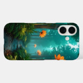 魔法の森のささやき - iPhoneケース Case-Mate iPhoneケース (裏面 (横))