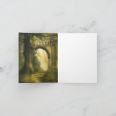 魔法の森のアーチウェディング感謝祭 サンキューカード (内部)