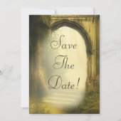 魔法の森のアーチ　Save The Date 招待状 (正面)