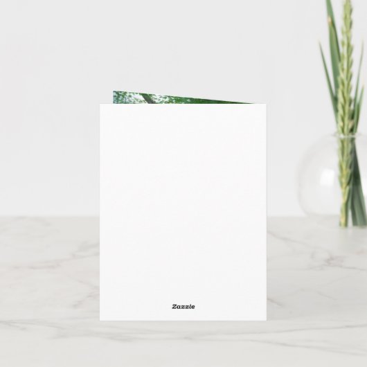 魔法の森のウェディング感謝祭 サンキューカード (裏面)