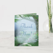 魔法の森のウェディング お礼 サンキューカード (正面)