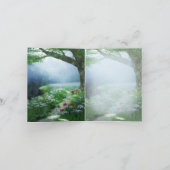 魔法の森のウェディング お礼 サンキューカード (内部)