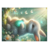 魔法の森のウサギの卵 テーブルクロス (正面(横))