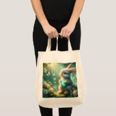魔法の森のウサギの卵 トートバッグ (正面(商品))