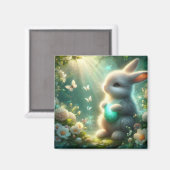 魔法の森のウサギの卵 マグネット (正面/裏面)