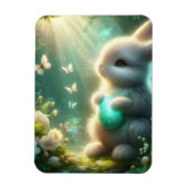 魔法の森のウサギの卵 マグネット (縦)