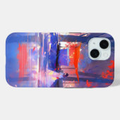 魔法の森のカラフルアニメ Case-Mate iPhoneケース (裏面 (横))