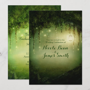 魔法の森のカントリーウェディング招待状 招待状