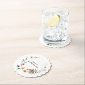 魔法の森のキノコ ブライダルシャワー ペーパーコースター (インサイチュ)