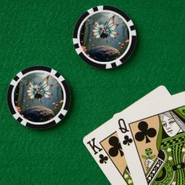 魔法の森のキュートな妖精の守護者  ポーカーチップ