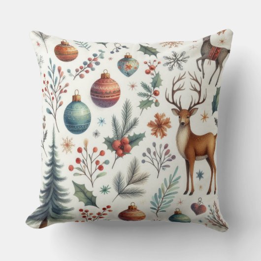 魔法の森のクリスマス クッション (正面)