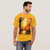 魔法の森のゴールデングロウ Tシャツ (正面フル)