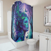 魔法の森のシャワーカーテンに入った妖精 シャワーカーテン (インサイチュ)