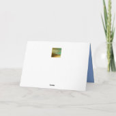 魔法の森のトナカイ　クリスマスカード シーズンカード (裏面)