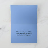 魔法の森のトナカイ　クリスマスカード シーズンカード (内部)