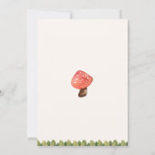 魔法の森のパーティー招待状 招待状 (裏面)