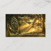 魔法の森のパームリーダビジネスカード 名刺 (正面)