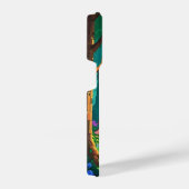 魔法の森のピクセルアートパーソナライズされた名 iPhoneケース (右側面)