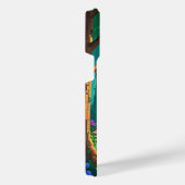 魔法の森のピクセルアートパーソナライズされた名 iPhoneケース (右側面)