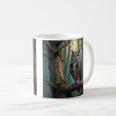 魔法の森のフクロウ コーヒーマグカップ (正面右)