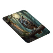 魔法の森のフクロウ マグネット (右側)