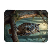 魔法の森のフクロウ マグネット (横)