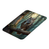 魔法の森のフクロウ マグネット (左側)