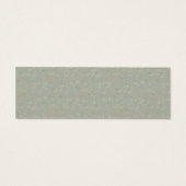 魔法の森のフローラ結婚のウェブサイトカード (裏面)